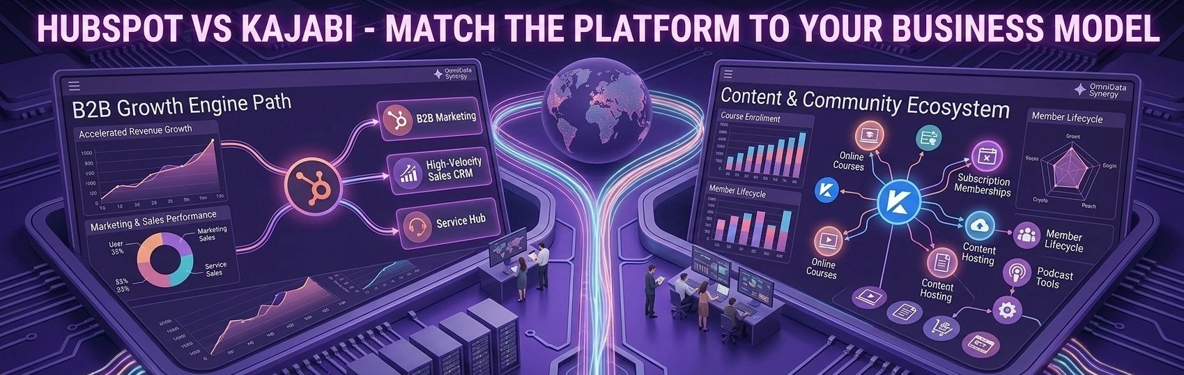 HubSpot vs Kajabi - Match the Platform to Your Business Model
