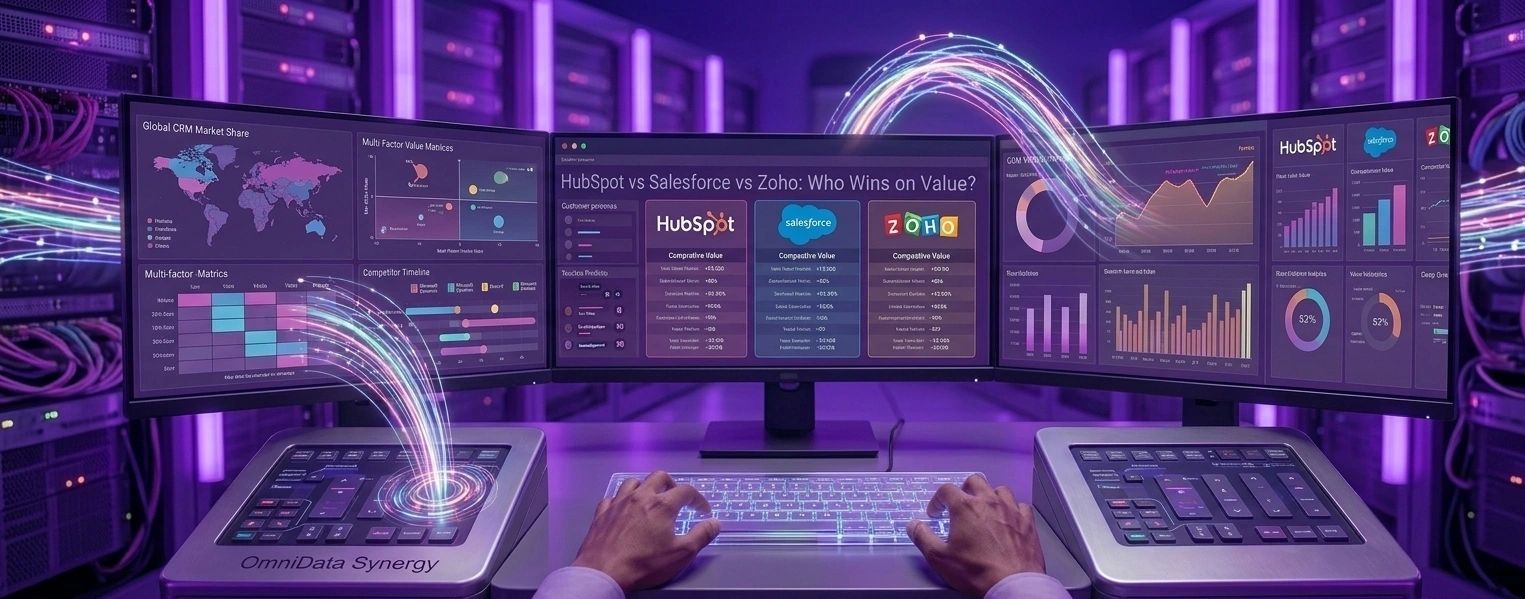 HubSpot vs Salesforce vs Zoho: Who Wins on Value